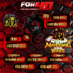Slot Gacor Mahjong Scatter Hitam Bersama FOR4D Gampang Maxwin